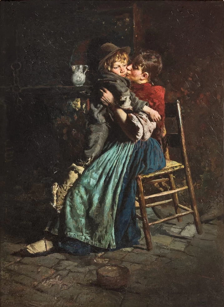 Il bacio della mamma - Assicoop, Unipol Collection, Modena, Emilia Romagna